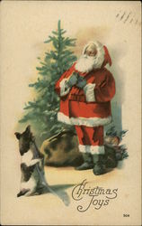 Christmas Joys Santa Claus Postcard Postcard