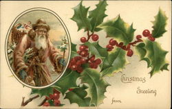 Christmas Greeting From Postcard