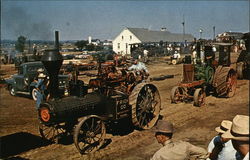 Parade of Steam Engines Kinzers, PA Postcard Postcard