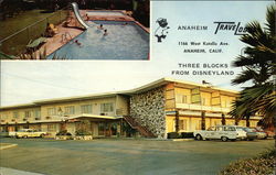 Anaheim TraveLodge Postcard