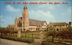 Virgin of San Juan Catholic Church Texas Postcard Postcard