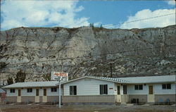 Dietz's Motel in Historic Medora North Dakota Postcard Postcard