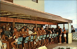 The Castaways - Ocean Front Bar Miami Beach, FL Postcard Postcard