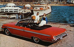 Galaxie 500 Sunliner in Rangoon Red Cars Postcard Postcard