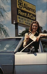 Friendly Service at Alamo Advertising Postcard Postcard