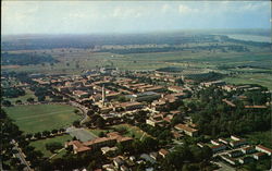 Aerial View of Louisiana State University Postcard