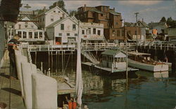 Waterfront and Boat Landing Postcard