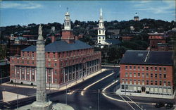 Memorial Square Providence, RI Postcard Postcard