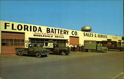 Florida Battery Co Fort Lauderdale, FL Postcard Postcard