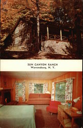 Sun Canyon Ranch Warrensburg, NY Postcard Postcard