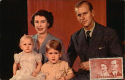 The Royal Family Royalty Postcard Postcard