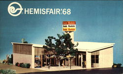 1968 World's Fair HemisFair San Antonio, TX Postcard Postcard