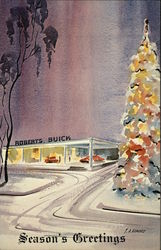 Season's Greetings, We at Roberts Buick Wish you a Merry Christmas and a Happy New Year Postcard Postcard