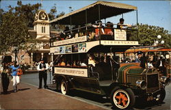 Disneyland Omnibus Postcard