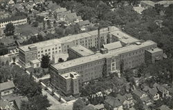 St. Nicholas Hospital and Anna M. Reiss Home for Aged Sheboygan, WI Postcard Postcard