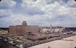 Air View of North End of Famous Boardwalk Asbury Park, NJ Postcard Postcard