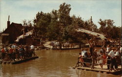 Raft to Tom Sawyer Island, Disneyland Anaheim, CA Postcard Postcard