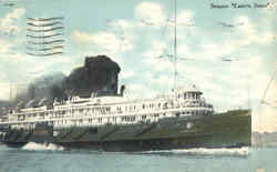 Steamer Eastern States Postcard