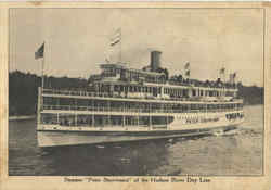 Steamer Peter Stuyvesant Of The Hudson River Day Line Postcard