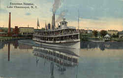 Excursion Steamer Postcard