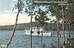 Steamer Nehasane At The Arrowhead Adirondacks, NY Postcard Postcard