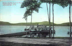 Steamer Ne-Has-Ne At The Wood Adirondacks, NY Postcard Postcard