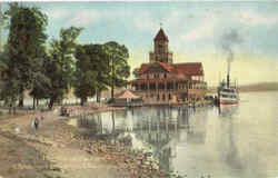 The Pier On The Point, Chautauqua Institution Postcard