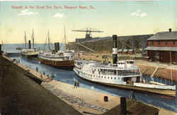 Vessels In The Great Dry Dock Louise Postcard