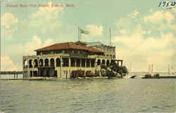 Detroit Boat Club House Postcard