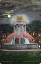 Electric Fountain , City Plaza San Diego, CA Postcard Postcard