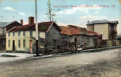 First Lumber House In California Postcard