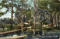 Turpentine Still On St. Johns River Scenic, FL Postcard Postcard