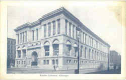 Public Library Postcard