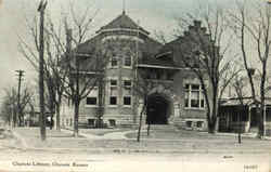 Chanute Library Postcard