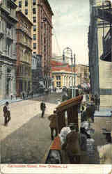 Carondelet Street New Orleans, LA Postcard Postcard