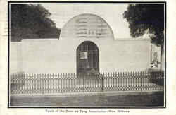 Tomb Of The Soon On Tong Association New Orleans, LA Postcard Postcard