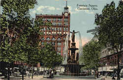 Fountain Square Postcard