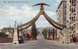 Eagle Gate Salt Lake City, UT Postcard Postcard