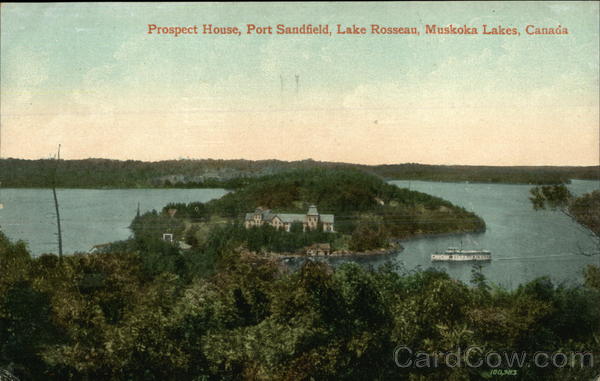 Prospect House, Port Sandfield, Lake Rosseau, Muskoka Lakes Ontario Canada