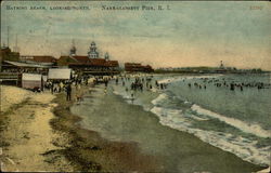 Bathing Beach, Looking North Postcard