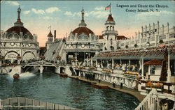 Lagoon and Chute the Chutes Postcard