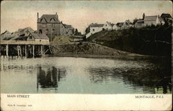 View of Main Street From Water Postcard