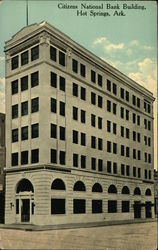 Citizens National Bank Building Hot Springs, AR Postcard Postcard