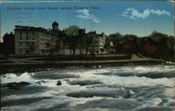 Cataract House From Green Island Niagara Falls, NY Postcard Postcard