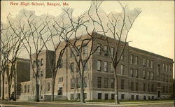 New High School Postcard