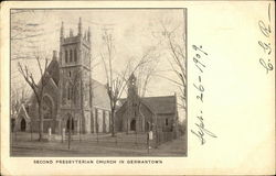 Second Presbyterian Church in Germantown Pennsylvania Postcard Postcard