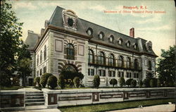 Residence of Oliver Hazzard Perry Belmont Postcard