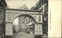 Outlet Arch Providence, RI Postcard Postcard