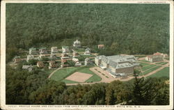 Profile House and Cottages from Eagle Cliff Postcard