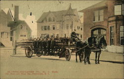 Hook and Ladder Company, No. 7 Providence, RI Postcard Postcard